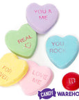 Necco Sweethearts Large Conversation Candy Hearts - Modern Flavors: 6-Ounce Bag