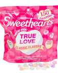 Necco Sweethearts Tiny Conversation Candy Hearts - Classic Flavors: 1LB Bag