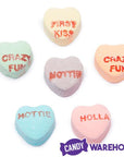 Necco Sweethearts Tiny Conversation Candy Hearts Packs - Sour Flavors: 36-Piece Box