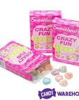 Necco Sweethearts Tiny Conversation Candy Hearts Packs - Sour Flavors: 36-Piece Box