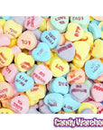 Necco Sweethearts Tiny Conversation Candy Hearts - Sour Flavors: 8-Ounce Bag - Candy Warehouse