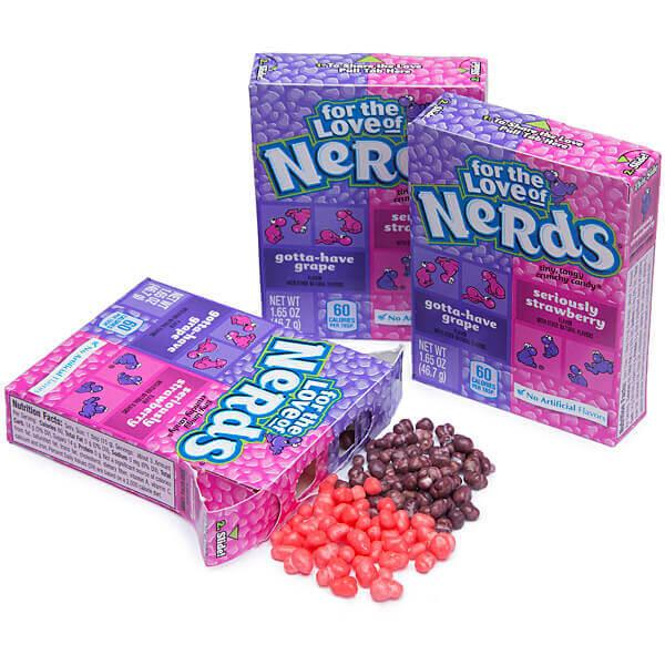 Nerds Candy 2-Flavor Packs - Strawberry & Grape: 36-Piece Box