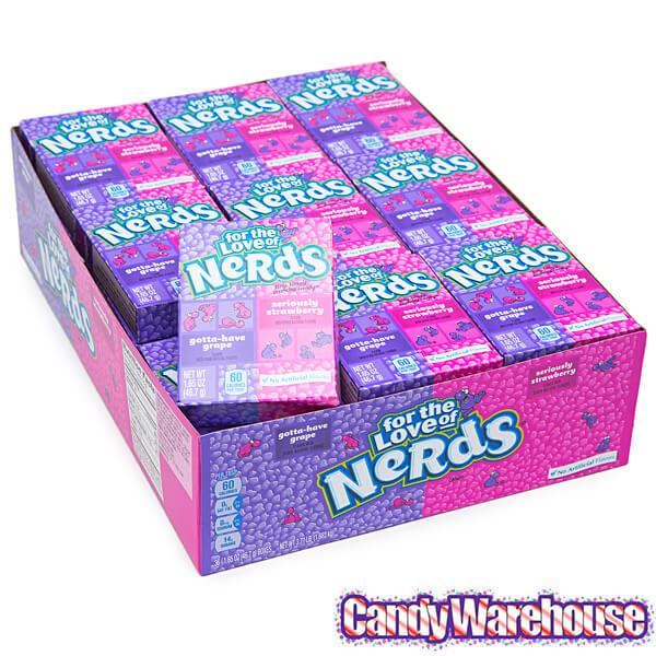 Nerds Candy 2-Flavor Packs - Strawberry & Grape: 36-Piece Box