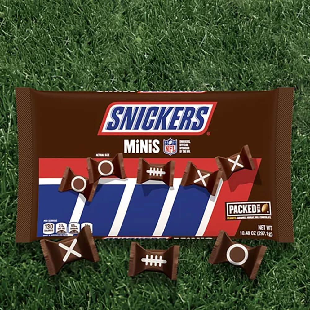 NFL Snickers Minis Candy: 10.48-Ounce Bag - Candy Warehouse