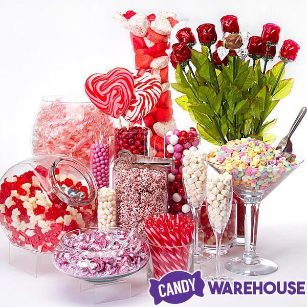 Nonpareils Pectin Cherry Hearts: 2LB Bag - Candy Warehouse