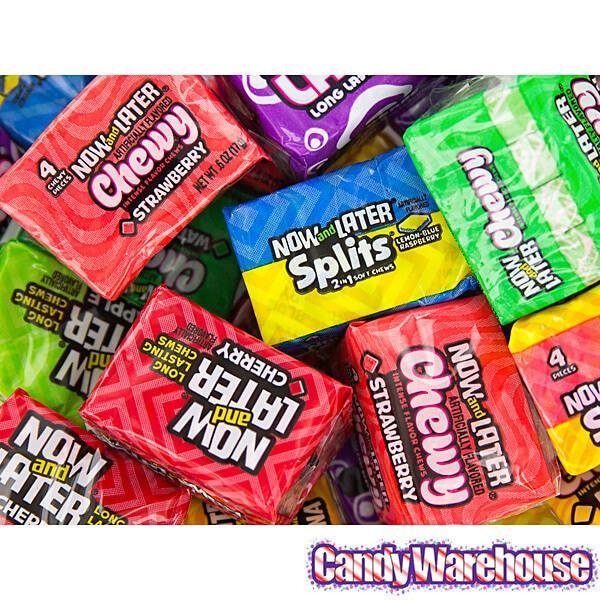 Now and Later Classic Fruit Chews Mini Bars: 24-Piece Bag - Candy Warehouse