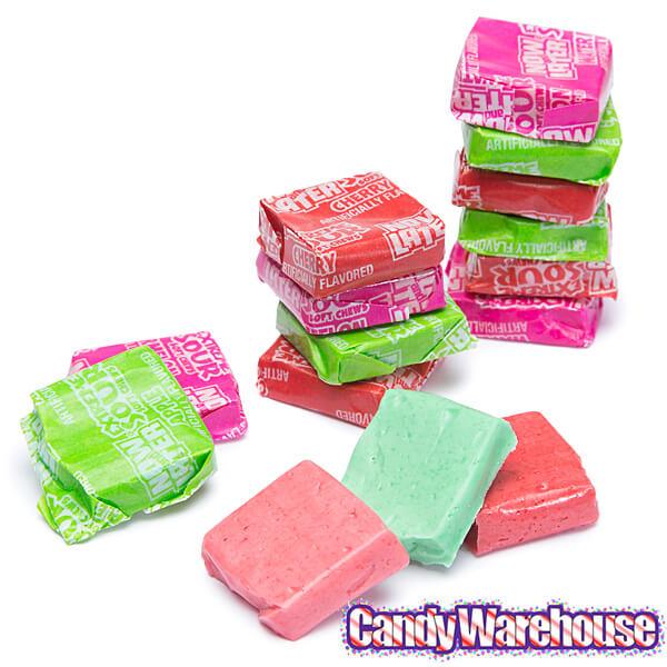 Now and Later Extreme Sour Soft Fruit Chews Candy: 10-Ounce Bag - Candy Warehouse