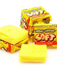 Now and Later Soft Taffy Squares - Banana: 120-Piece Tub - Candy Warehouse