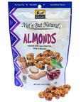 Nut'n But Natural Glazed Almonds with Cherries, Chia & Quinoa: 4-Ounce Bag - Candy Warehouse