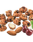 Nut'n But Natural Glazed Almonds with Cherries, Chia & Quinoa: 4-Ounce Bag - Candy Warehouse