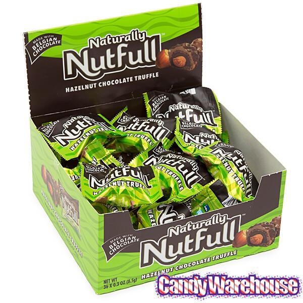 Nutfull Chocolate Truffles - Hazelnut: 36-Piece Box - Candy Warehouse