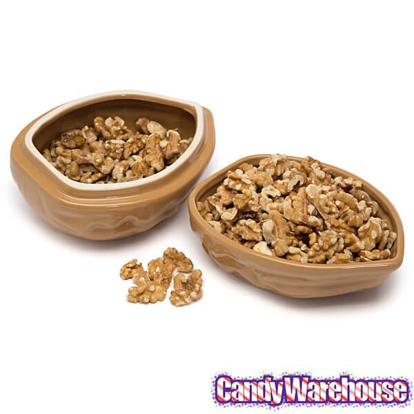 Nuts Porcelain Snack Dish - Walnut - Candy Warehouse