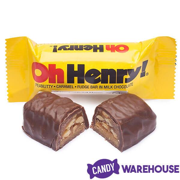 Oh Henry Fun Size Candy Bars: 12-Piece Bag - Candy Warehouse