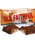 Old Faithful Chocolate Peanut Cluster Bars: 18-Piece Box - Candy Warehouse