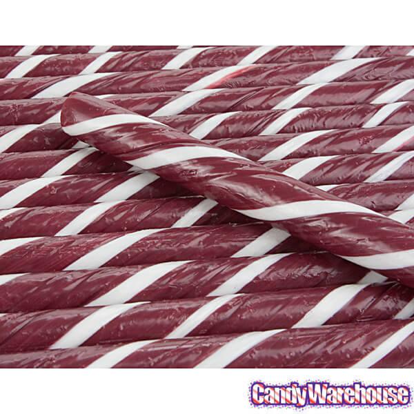 Old Fashioned Hard Candy Sticks - Grape: 80-Piece Box - Candy Warehouse