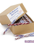 Old Fashioned Hard Candy Sticks - Grape: 80-Piece Box - Candy Warehouse