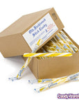 Old Fashioned Hard Candy Sticks - Lemon: 80-Piece Box - Candy Warehouse