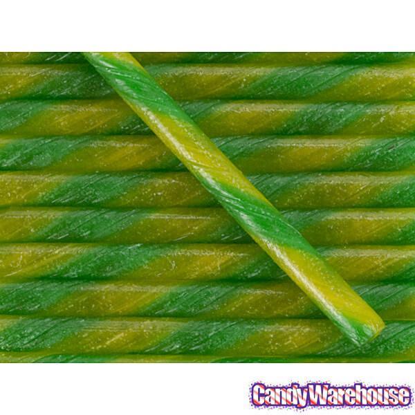 Old Fashioned Hard Candy Sticks - Lemon Lime: 80-Piece Box - Candy Warehouse