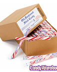 Old Fashioned Hard Candy Sticks - Peppermint: 80-Piece Box - Candy Warehouse