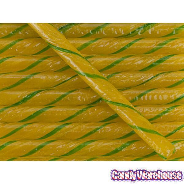 Old Fashioned Hard Candy Sticks - Pineapple: 80-Piece Box - Candy Warehouse