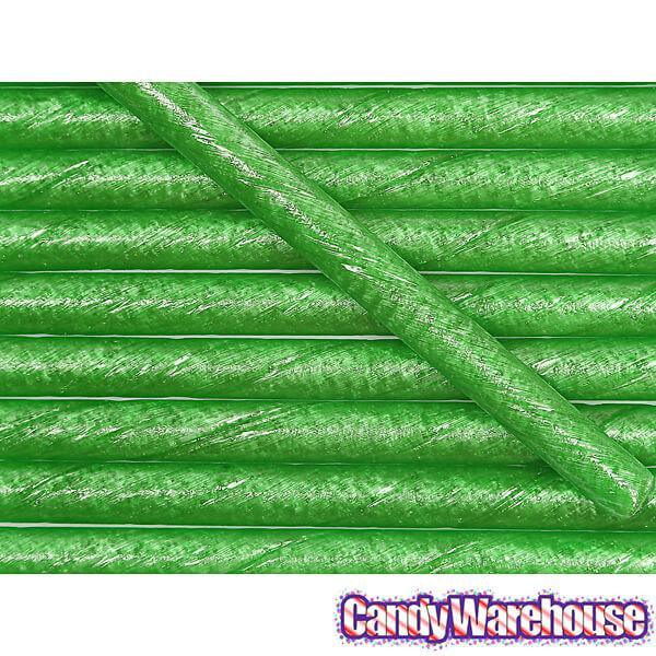 Old Fashioned Hard Candy Sticks - Sour Apple: 80-Piece Box - Candy Warehouse