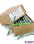 Old Fashioned Hard Candy Sticks - Spearmint: 80-Piece Box