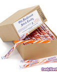 Old Fashioned Hard Candy Sticks - Tangerine: 80-Piece Box