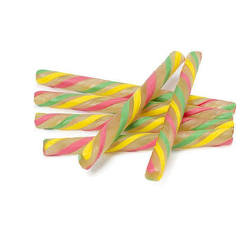  CandySips Candy Straws, Peppermint, 8 Straws, Pack of