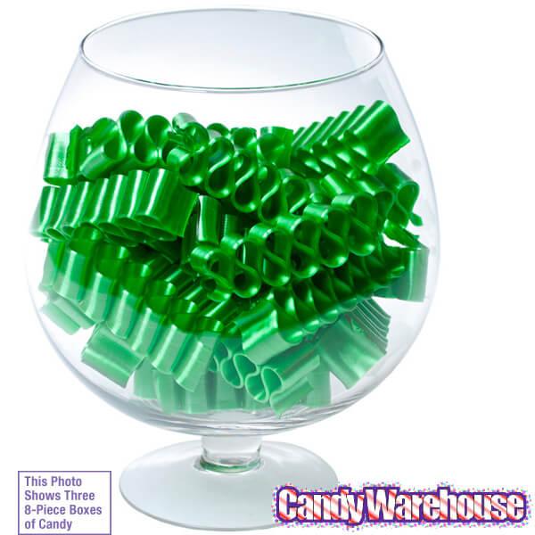 Old Fashioned Thin Ribbon Candy - Green: 8-Piece Box - Candy Warehouse