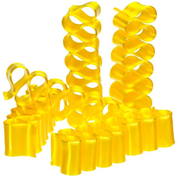 Old Fashioned Thin Ribbon Candy - Yellow: 8-Piece Box - Candy Warehouse