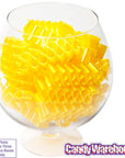 Old Fashioned Thin Ribbon Candy - Yellow: 8-Piece Box - Candy Warehouse