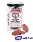 Old Trapper Double Eagle Peppered Beef Jerky 80ct Jar - Candy Warehouse