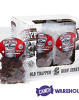 Old Trapper Hot & Spicy Beef Jerky: 12-Piece Box