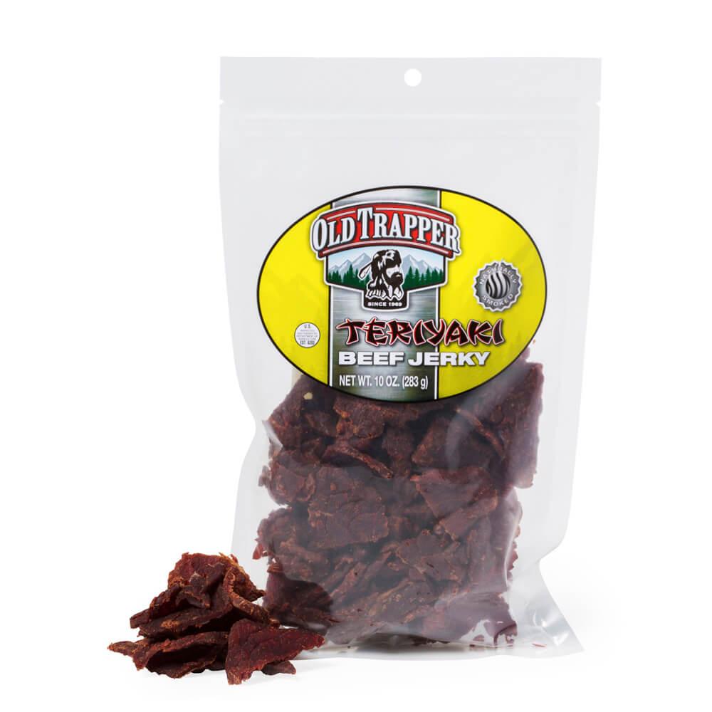 Old Trapper Teriyaki Beef Jerky: 12-Piece Box - Candy Warehouse