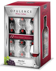 Opulence Wine Filled Chocolate Bottles: 12-Piece Box