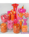 Orange 1-Inch Gumballs: 2LB Bag - Candy Warehouse