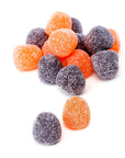 Orange and Black Mini Spiced Gumdrops Candy: 16-Ounce Tub - Candy Warehouse