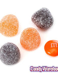 Orange and Black Mini Spiced Gumdrops Candy: 16-Ounce Tub - Candy Warehouse