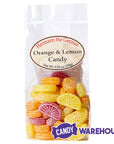 Orange and Lemon Hard Candy Fruit Slices: 5.29-Ounce Bag - Candy Warehouse