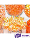 Orange Candy Bar Table Assortment - Candy Warehouse