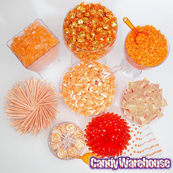 Orange Candy Buffet Kit: 25 to 50 Guests - Candy Warehouse