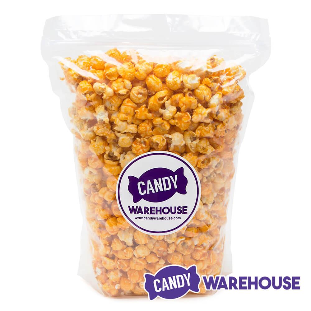 Orange Candy Coated Popcorn - Tangerine: 1-Gallon Bag - Candy Warehouse