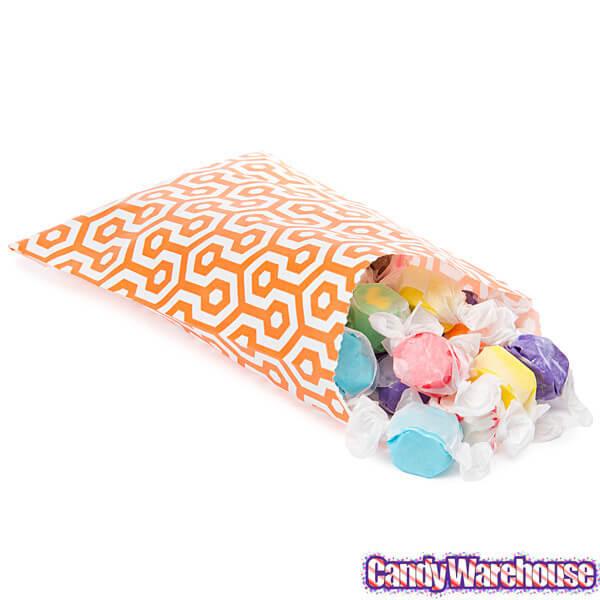 Orange Honeycomb Candy Bags: 25-Piece Pack - Candy Warehouse