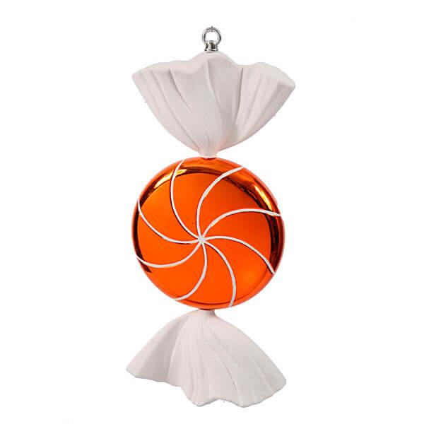 Orange Swirl Candy Ornament - 18.5 Inch - Candy Warehouse