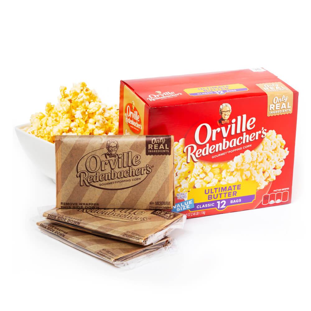 Orville Redenbacher's Ultimate Butter Popcorn: 12-Piece Box