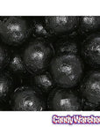 Palmer Foiled Caramel Filled Chocolate Candy Balls - Black: 5LB Bag