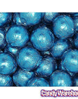 Palmer Foiled Caramel Filled Chocolate Candy Balls - Caribbean Blue: 5LB Bag - Candy Warehouse