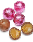 Palmer Foiled Caramel Filled Chocolate Candy Balls - Hot Pink: 5LB Bag - Candy Warehouse