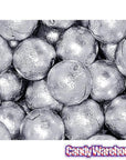 Palmer Foiled Caramel Filled Chocolate Candy Balls - Silver: 5LB Bag - Candy Warehouse