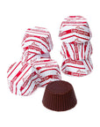 Palmer Foiled Chocolate Candy Cane Cups: 4LB Bag